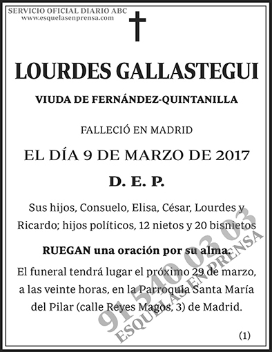 Lourdes Gallastegui